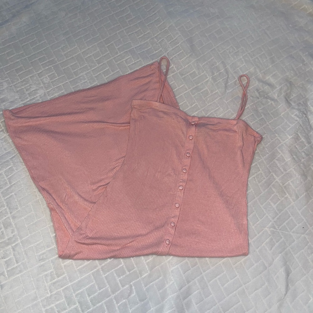 Forever 21 Pink Ribbed Camisole Top